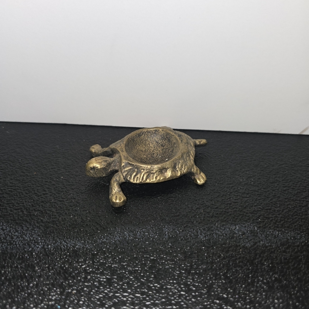 Brass Turtle Decorative Accent